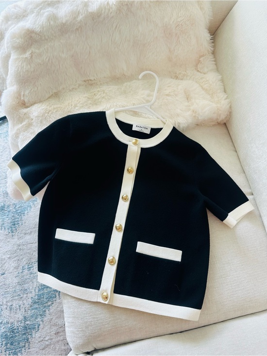 Babaton Other - ARITZIA Black Short-Sleeve Knit Cardigan BABATON
